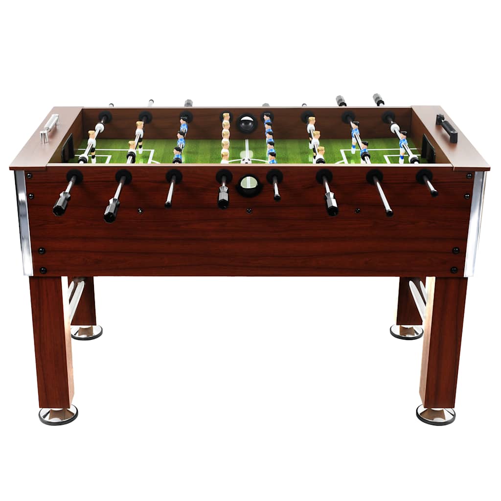 vidaXL Football Table Steel 60 kg 140x74.5x87.5 cm Brown