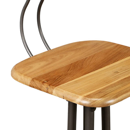 vidaXL Bar Chairs 2 pcs Solid Reclaimed Teak Wood