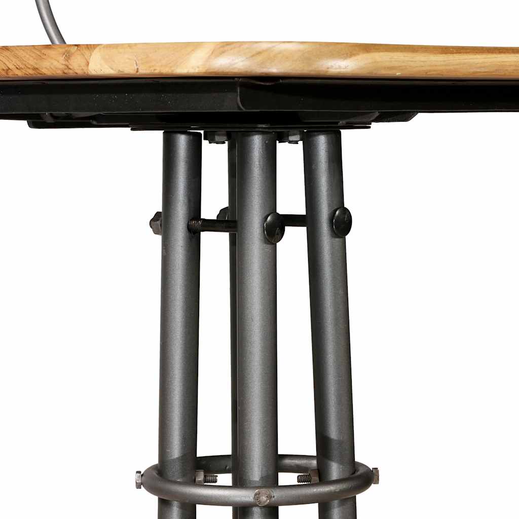 vidaXL Bar Stools 2 pcs Solid Reclaimed Teak Wood