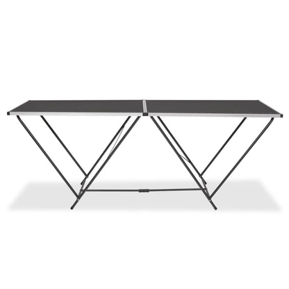 vidaXL Folding Pasting Table MDF and Aluminium 200x60x78 cm