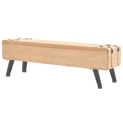 vidaXL TV Cabinet Solid Fir Wood 120x33x35 cm