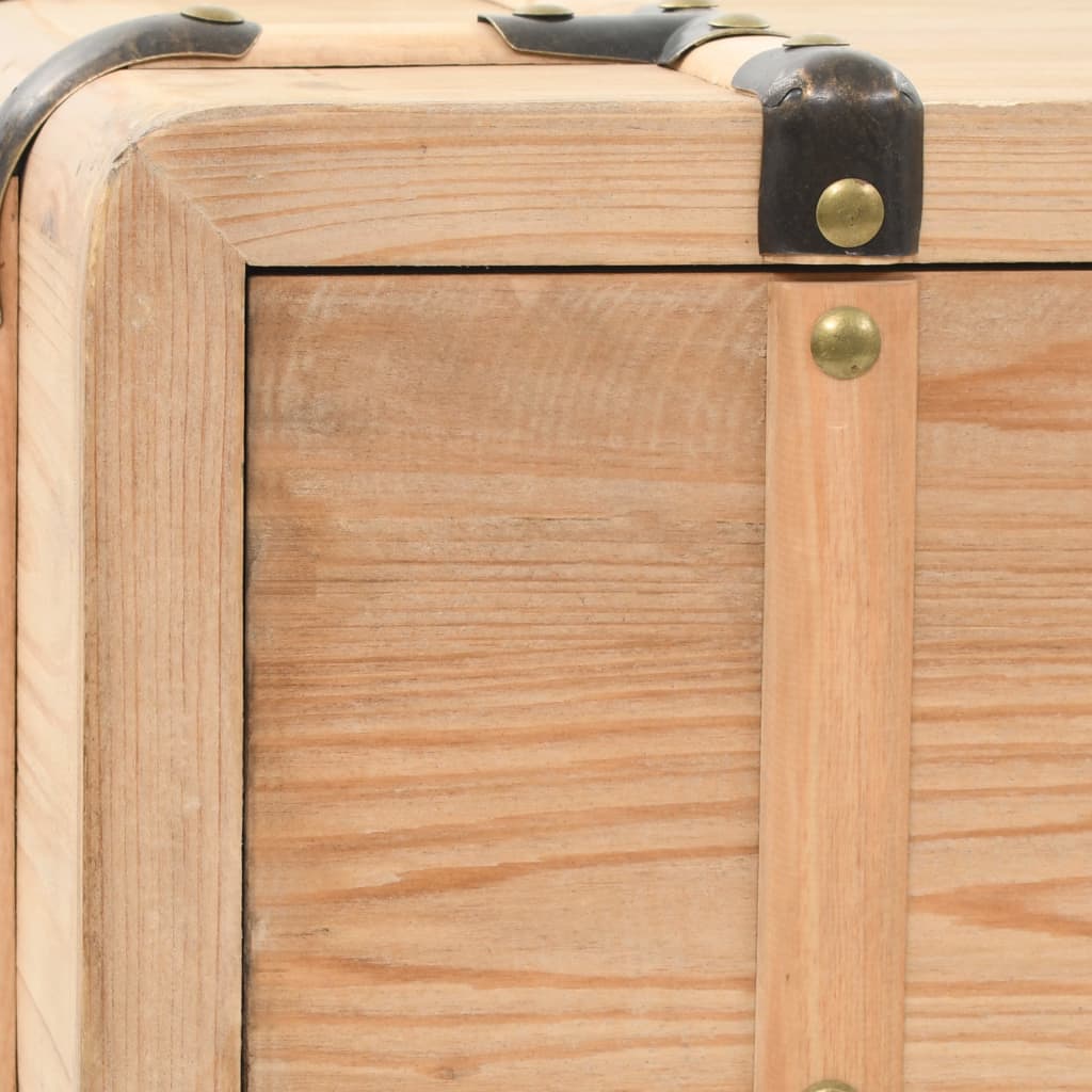 vidaXL TV Cabinet Solid Fir Wood 120x33x35 cm