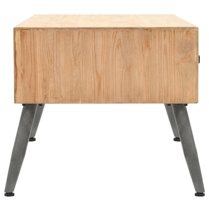 vidaXL Coffee Table Solid Fir Wood 115x55x50 cm