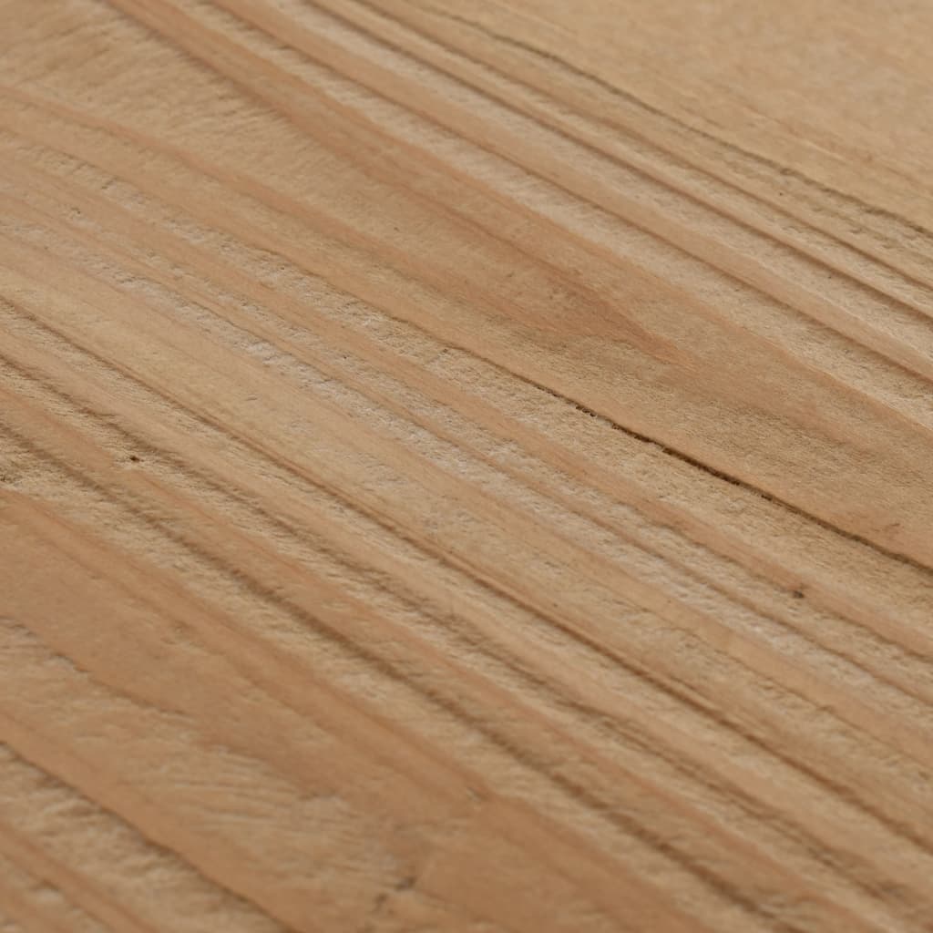 vidaXL Drawer Cabinet | Natural wood with black details
