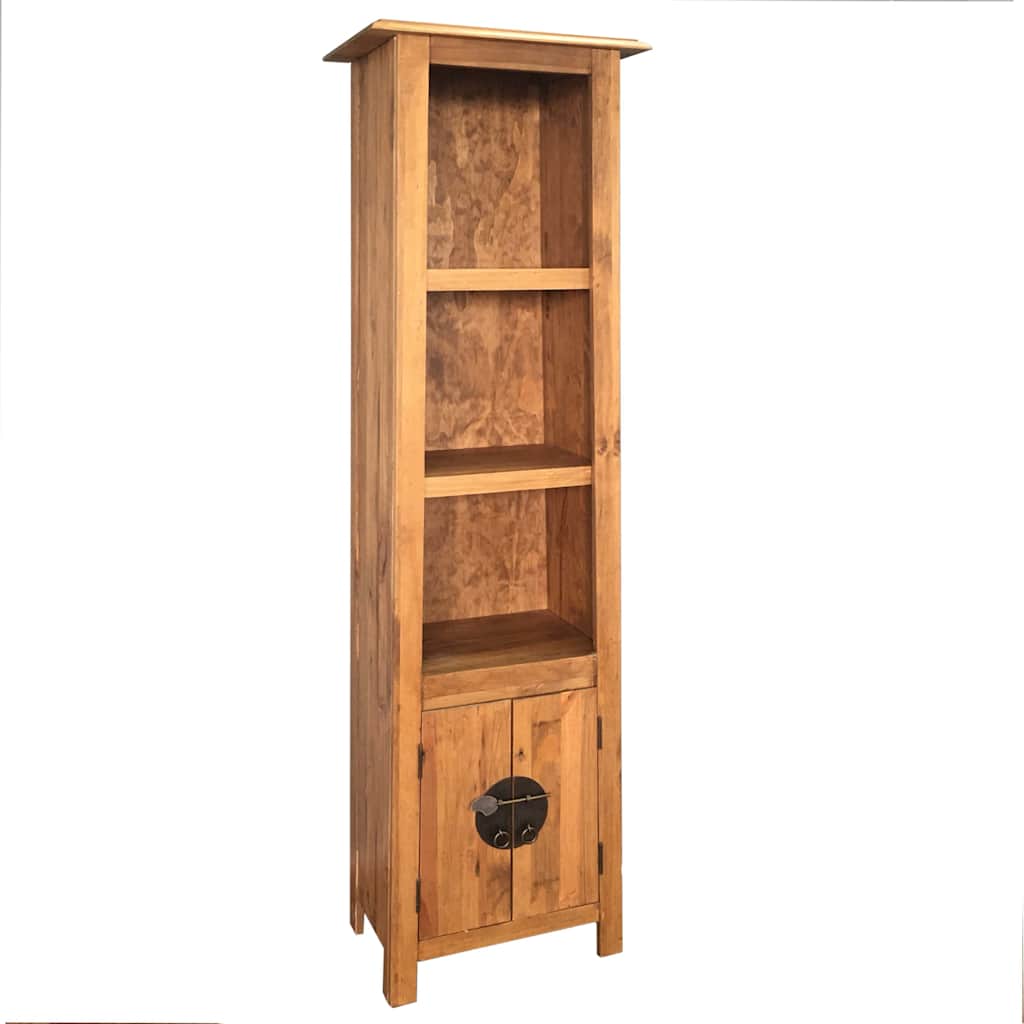 vidaXL Freestanding Cabinet | Natural wood | Solid Pinewood | Tall