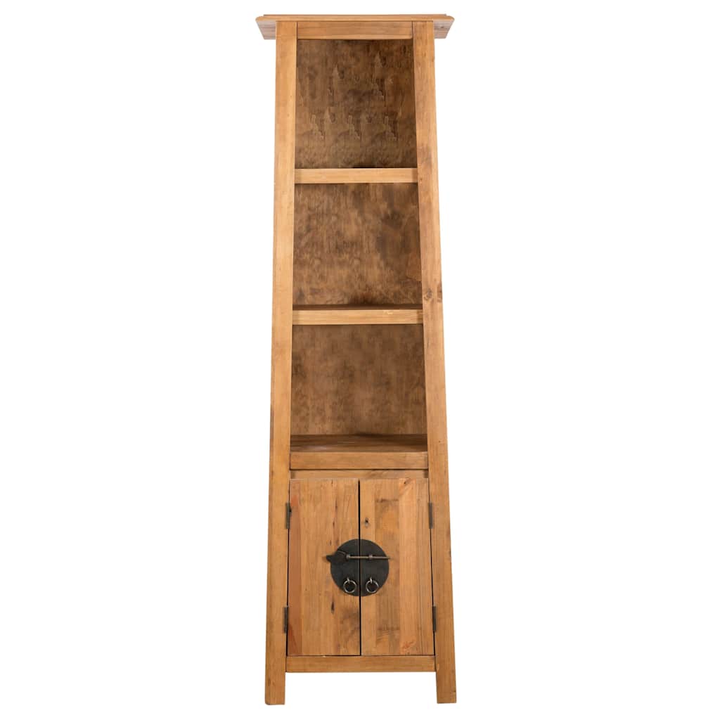 vidaXL Freestanding Cabinet | Natural wood | Solid Pinewood | Tall