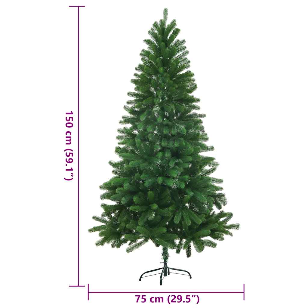 vidaXL Christmas Tree | Green | Polyethylene, Steel | Medium | Foldable