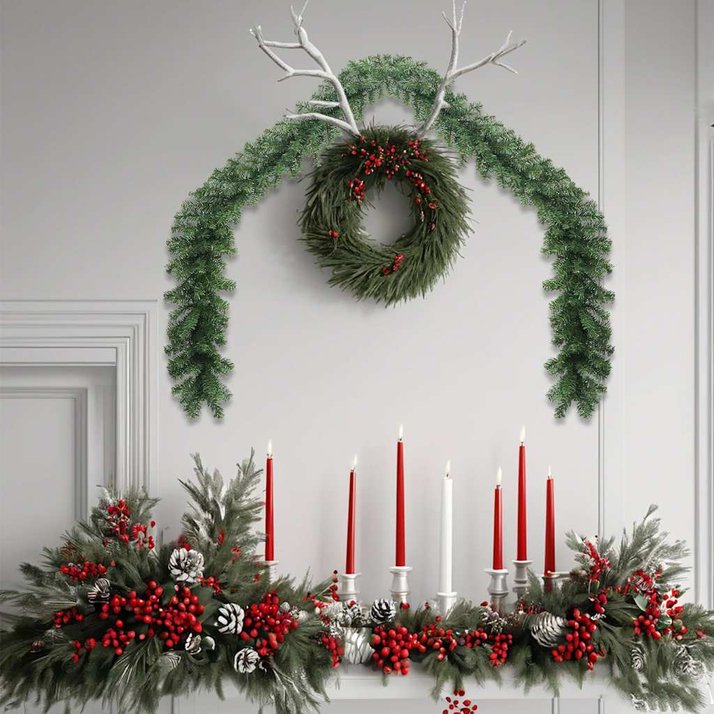 vidaXL Christmas Garland PVC 20 m