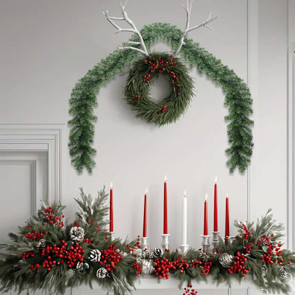 vidaXL Christmas Garland PVC 20 m