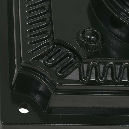 43893 vidaXL Pedestal Letterbox Aluminium Vintage Style Rustproof Green