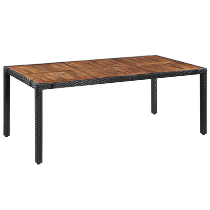 vidaXL Dining Set | Brown and Black