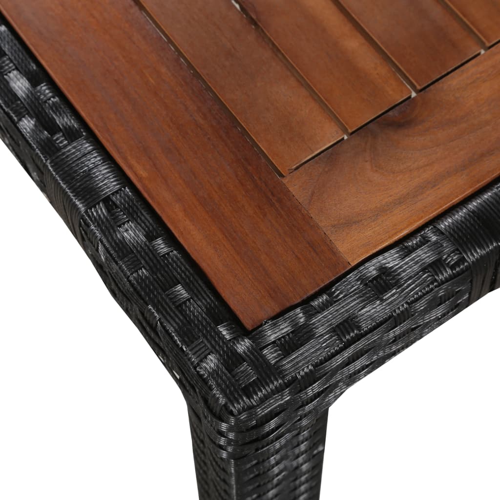 vidaXL Dining Set | Brown and Black