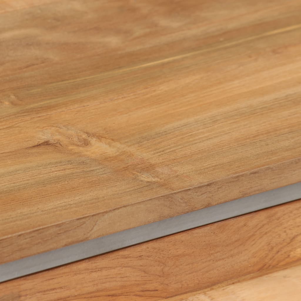 vidaXL TV Cabinet Recycled Teak and Steel 120x30x40 cm