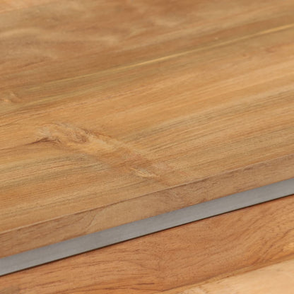 vidaXL TV Cabinet Recycled Teak and Steel 120x30x40 cm