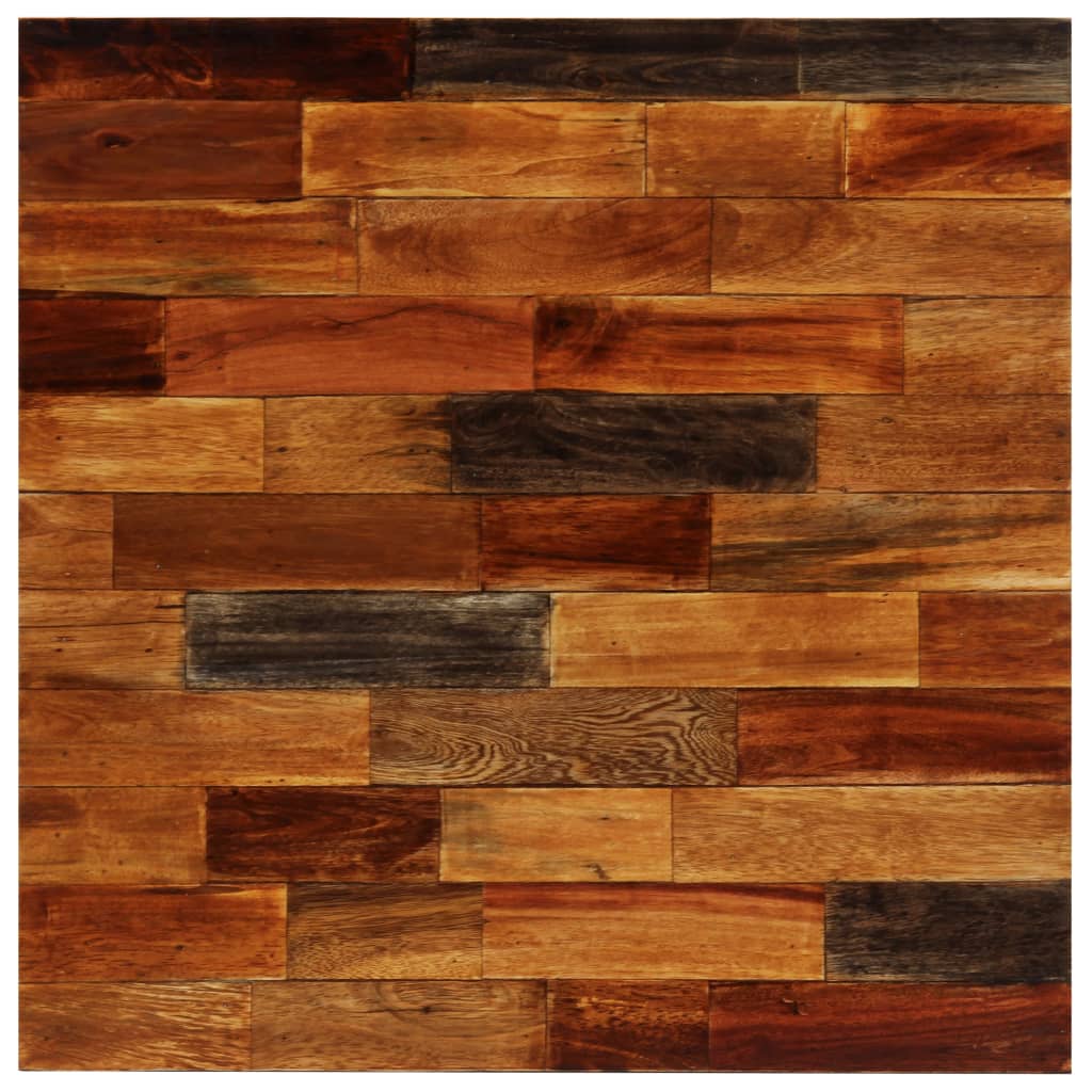 vidaXL Bar Table Solid Reclaimed Wood 70x70x106 cm