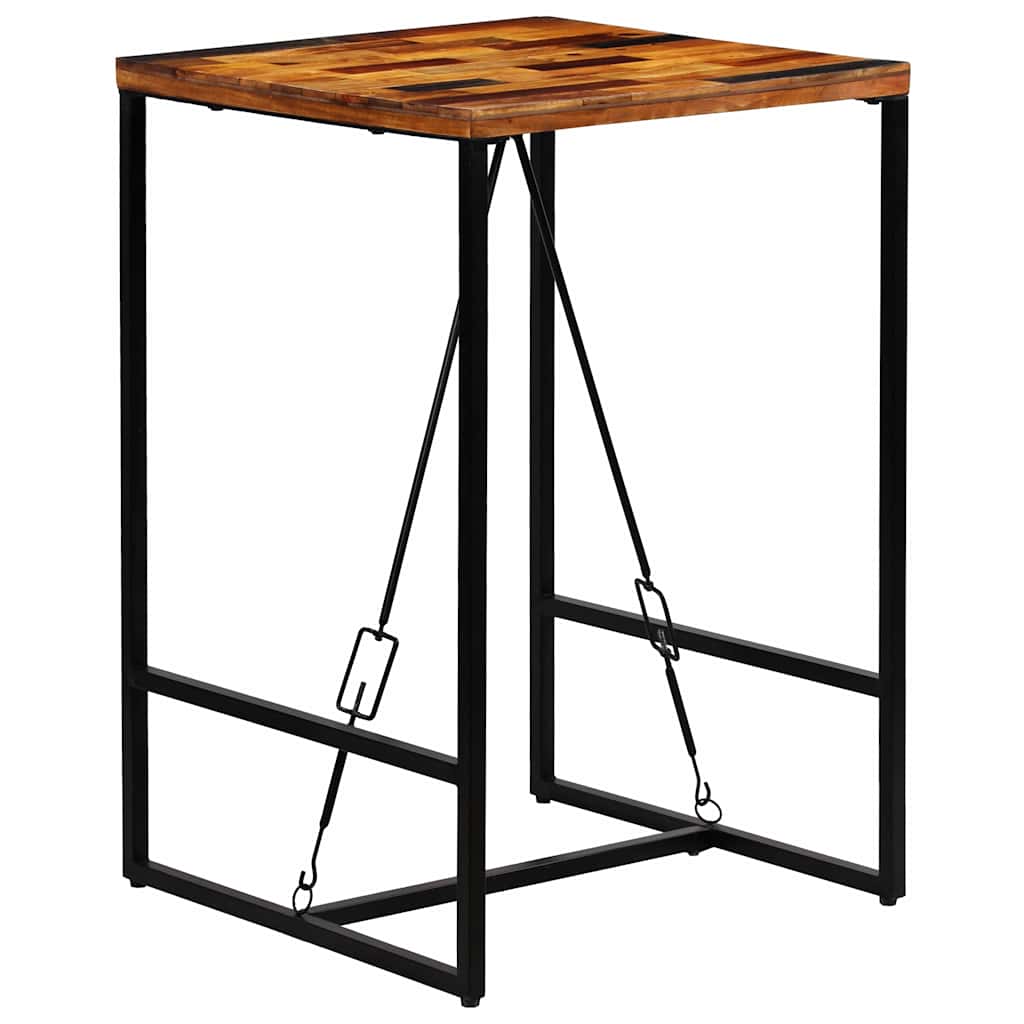 246288 vidaXL Bar Table Solid Reclaimed Wood 70x70x106 cm