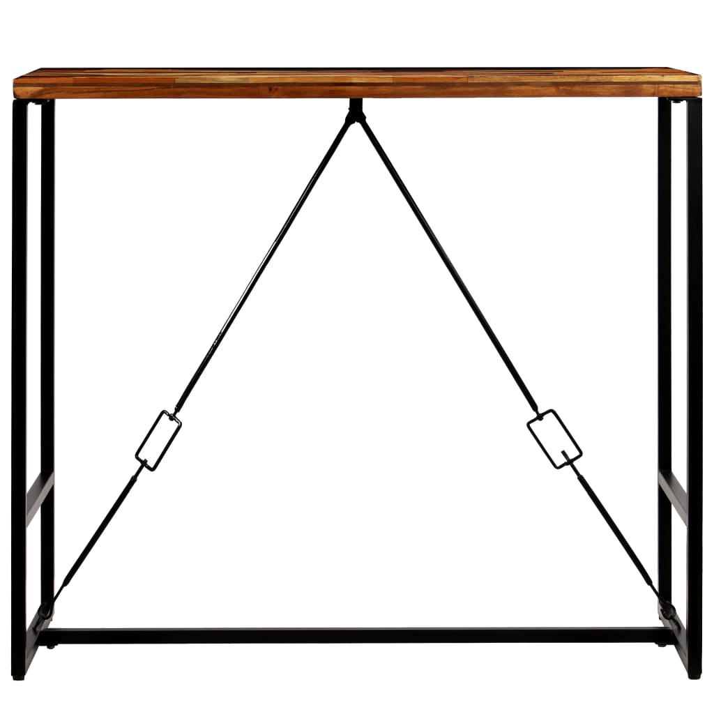 vidaXL Bar Table Solid Reclaimed Wood 120x60x106 cm