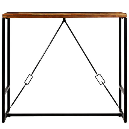 vidaXL Bar Table Solid Reclaimed Wood 120x60x106 cm