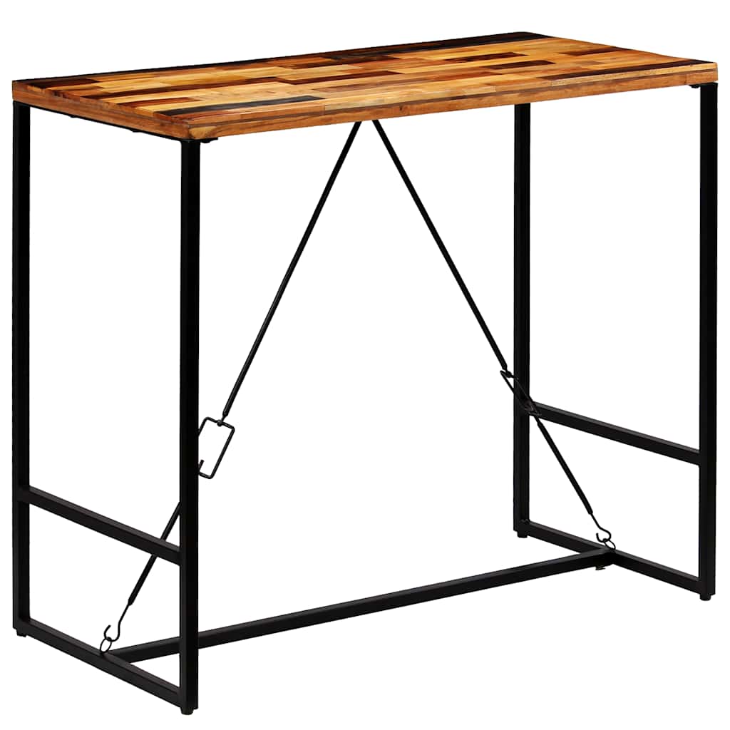 246289 vidaXL Bar Table Solid Reclaimed Wood 120x60x106 cm