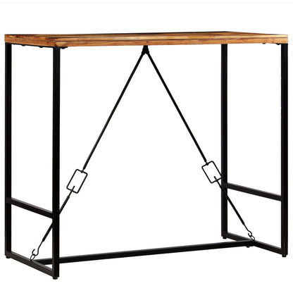 vidaXL Bar Table Solid Reclaimed Wood 120x60x106 cm