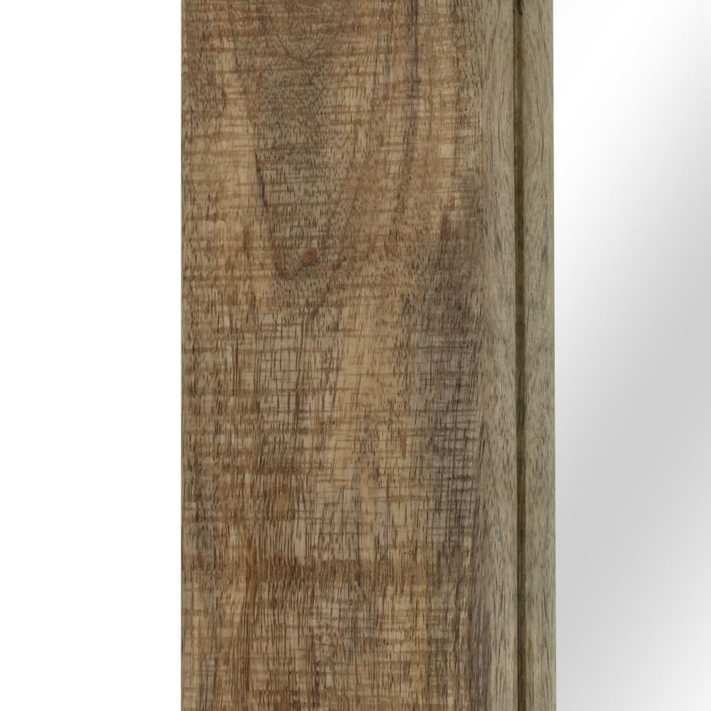 vidaXL Mirror Solid Mango Wood 50x80 cm