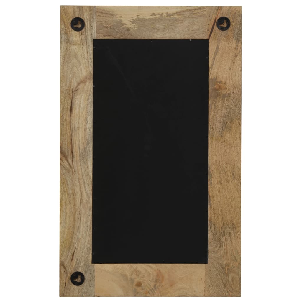 vidaXL Mirror Solid Mango Wood 50x80 cm