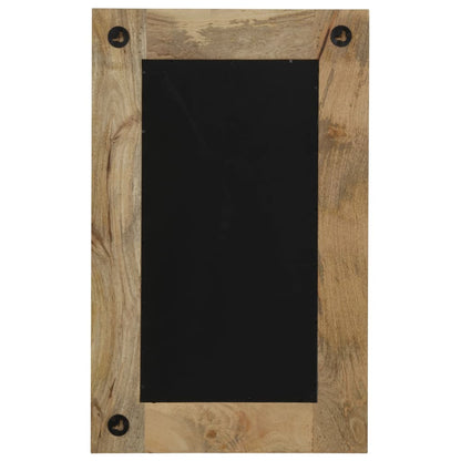 vidaXL Mirror Solid Mango Wood 50x80 cm