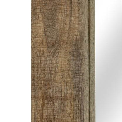vidaXL Mirror Solid Mango Wood 50x110 cm