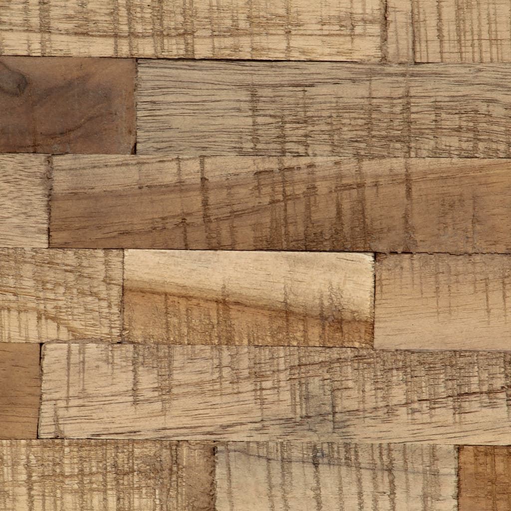 vidaXL 3 Piece Plant Table Set Reclaimed Teak