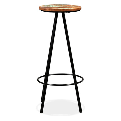 vidaXL Bar Set 3 Pieces Solid Acacia and Reclaimed Wood
