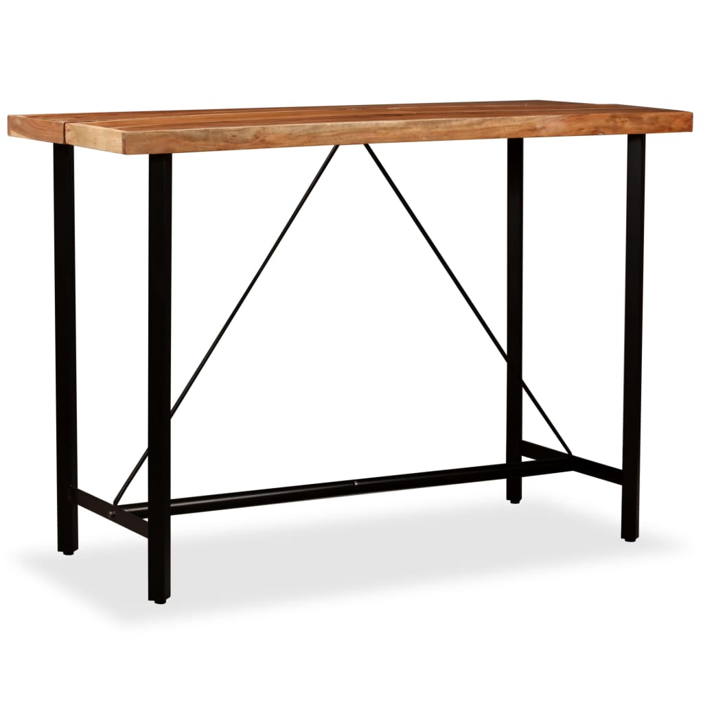 vidaXL Bar Set 7 Pieces Solid Acacia and Reclaimed Wood