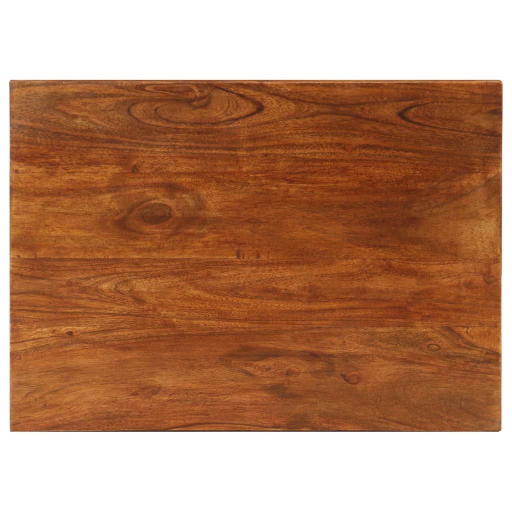 vidaXL Nesting Table Set 3 Pieces Solid Acacia Wood 50x35x50 cm Brown