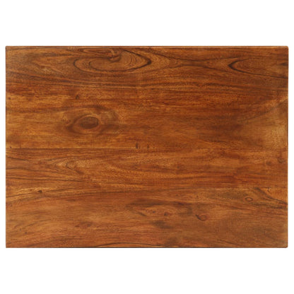 vidaXL Nesting Table Set 3 Pieces Solid Acacia Wood 50x35x50 cm Brown