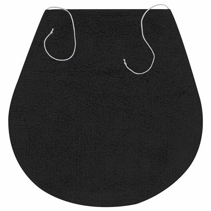 vidaXL Bathroom Mat Set 3 Pieces Fabric Anthracite