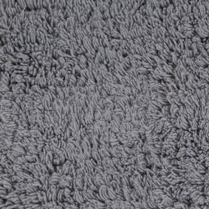 vidaXL Bathroom Mat Set 3 Pieces Fabric Grey