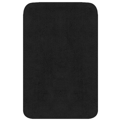 vidaXL Bathroom Mat Set 2 Pieces Fabric Anthracite