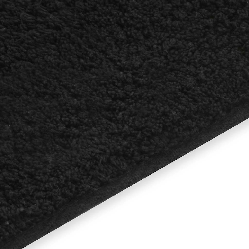vidaXL Bathroom Mat Set 2 Pieces Fabric Anthracite