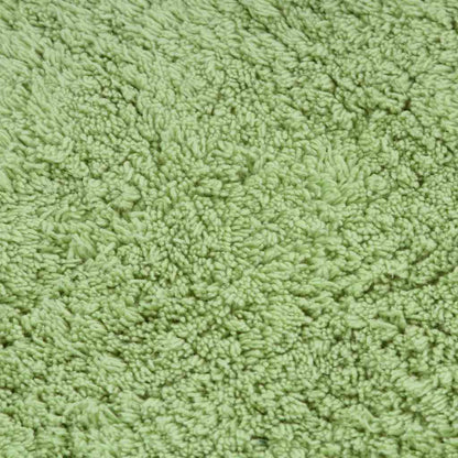 vidaXL Bathroom Mat Set 2 Pieces Fabric Green