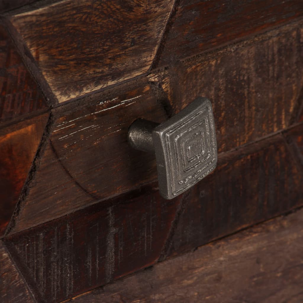 vidaXL Coffee Table Solid Reclaimed Wood 100x60x35 cm