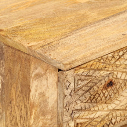 vidaXL TV Cabinet Solid Mango Wood 110x30x40 cm