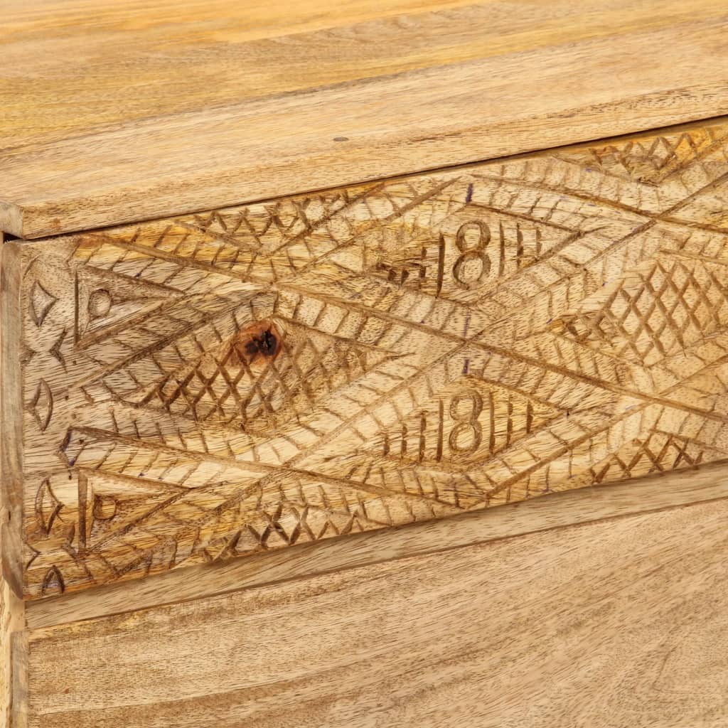 vidaXL TV Cabinet Solid Mango Wood 110x30x40 cm