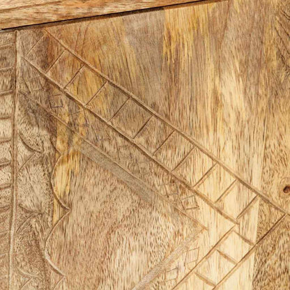 vidaXL Sideboard Solid Mango Wood 110x30x60 cm
