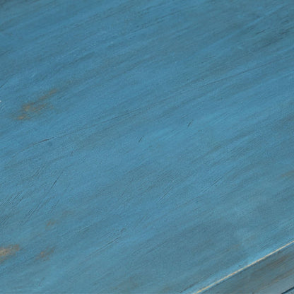 vidaXL Bedside Table Solid Mango Wood 40x30x50 cm Blue