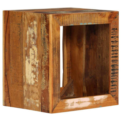 246270 vidaXL Stool 40x30x40 cm Solid Reclaimed Wood