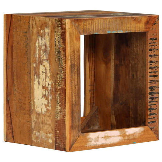 246270 vidaXL Stool 40x30x40 cm Solid Reclaimed Wood