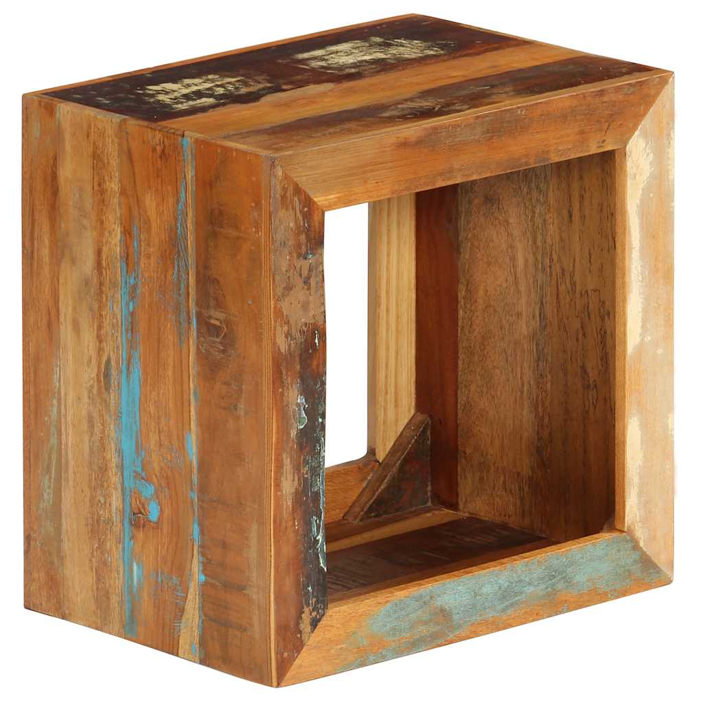 246270 vidaXL Stool 40x30x40 cm Solid Reclaimed Wood