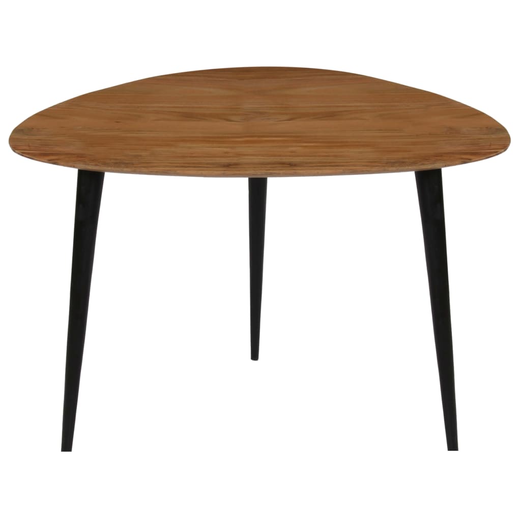 vidaXL Coffee Table Set 3 Pieces Solid Acacia Wood
