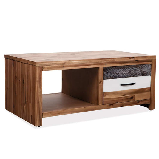246043 vidaXL Coffee Table Solid Acacia Wood 90x50x37,5 cm