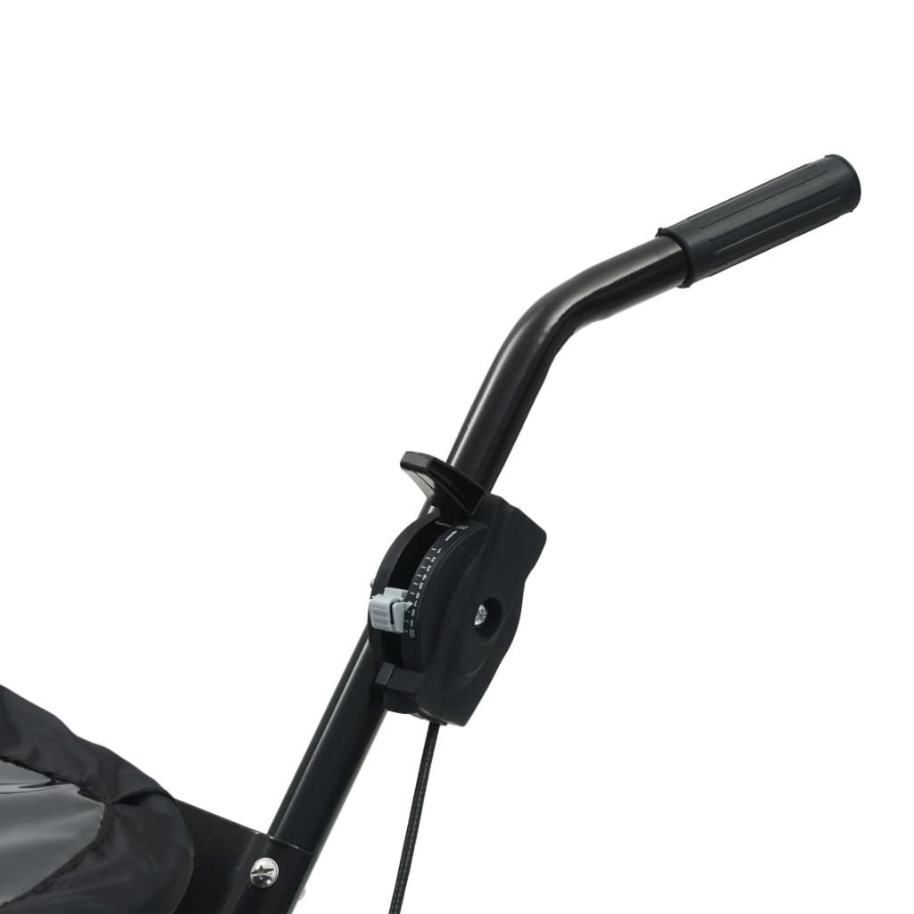 vidaXL Walk Behind Salt Spreader PVC and Steel 106x73x76 cm 45 L