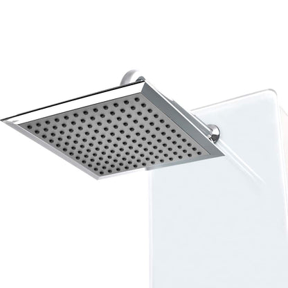 142992 vidaXL Shower Panel Unit Glass 25x44,6x130 cm White